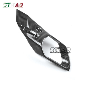 Cache d'admission d'air avant en fibre de carbone noir brillant pour moto <span class=keywords><strong>KAWASAKI</strong></span> <span class=keywords><strong>H2</strong></span> <span class=keywords><strong>H2R</strong></span> 2015-2023, protection de remplacement d'origine - Product Image 6
