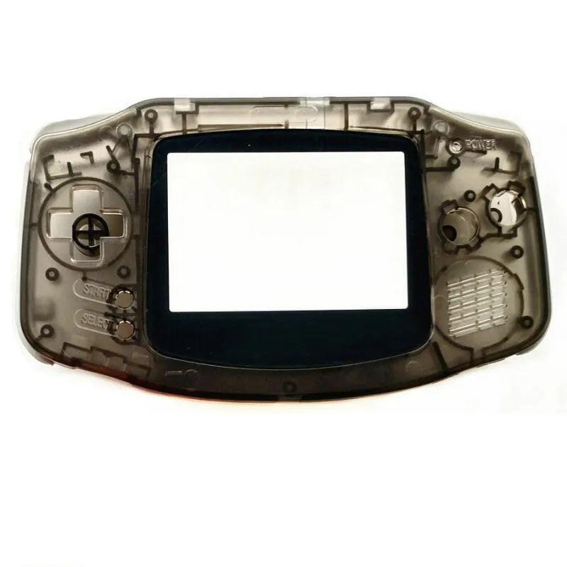 Clear Color Replacement Shell For GBA Game Console Full Games Housing Shell for gameboy Advance shell