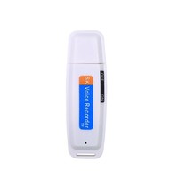 Mini Grabadora de Voz Portátil Negra con Batería de Litio Integrada, Interfaz USB 2.0, Formato WAV, 64GB de Memoria, Grabadora Digital Tipo Bolígrafo