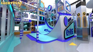Parque de Aventuras Interior LUCKYPLAY, Construcción de Tubos de Acero para Uso Comercial, Tamaño Personalizado, Alta Capacidad - Product Image 5