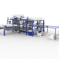 Convoyeur à bande pliable de grande capacité, antidérapant, avec pompe à moteur de petite taille, de qualité médicale, pour machine textile à tissu non tissé, avec système de superposition croisée