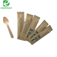 Cuillères à thé en bois de bouleau avec logo personnalisé, spatules à glace jetables 95mm 110mm, couverts en bois écologiques pour cafés et fêtes