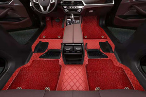 Tapis de sol de voiture sur mesure pour <span class=keywords><strong>Aston</strong></span> Martin DBX, style sport, intérieur de luxe, ensemble complet 3 pièces, 10 mm d'épaisseur, toutes saisons - Product Image 2