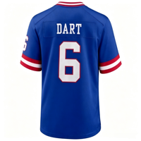 Jahitan Berkualitas Terbaik Dapat Disesuaikan # 6 DART # 5 THIBODEAUX # 1 NABERS # 56 TAYLOR  Jersey Sepak Bola Amerika