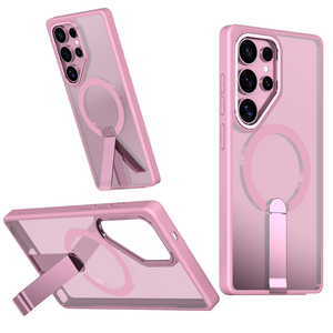 Étui de protection magnétique en TPU + PC pour Samsung S25 Edge avec support et chargement sans fil, compatible S26 Ultra/S24 - Product Image 1
