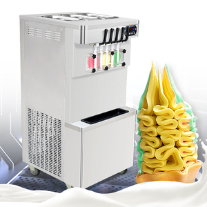 Máquina de helado suave ETL 3+2 con sabores mixtos, máquina de helado con conteo automático, lavado automático, tanques superiores refrigerados - Product Image 4