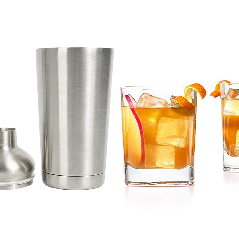 Новое поступление, коктейльный шейкер из нержавеющей стали с двойной стенкой и изоляцией