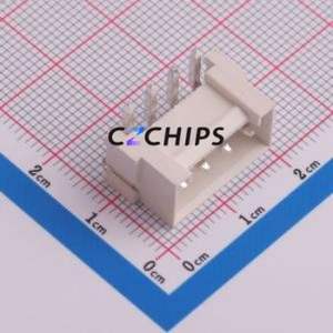 BX-VH3.96-4PLT Wire-to-Board Pin Header SMD,P=3.96mm Connector 1x4P 3.96mm Vertical Mount VH - Product Image 1