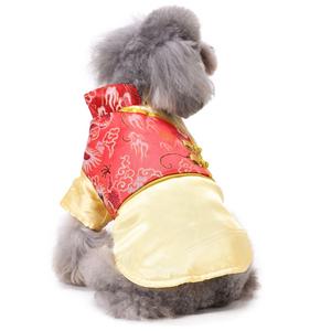 कुत्तों के लिए बड़े कुत्ते के कपड़े पहनने के लिए अच्छी गुणवत्ता चीनी नए साल बड़े कुत्ते के कपड़े सूट - Product Image 4