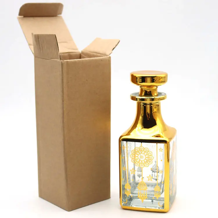 classic 150ml gold bottles perfume bottles big attar bottle