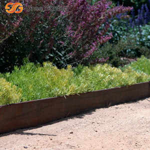 GNEE Bordure de jardin rustique en rondins pour aménagement paysager naturel - Product Image 2