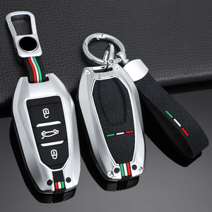 <span class=keywords><strong>Coque</strong></span> <span class=keywords><strong>de</strong></span> protection pour clé <span class=keywords><strong>de</strong></span> voiture intelligente en métal pour Peugeot 308 408 508 2008 3008 4008 5008 Citroën C4 C4L C6 C3-XR Picasso <span class=keywords><strong>DS3</strong></span> DS4 DS5 - Product Image 1