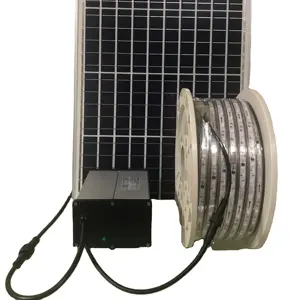 Factory direct selling outdoor waterproof ip65 solar lamp belt 10m 30m and 50m solar strip light