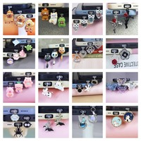 Bouchons anti-poussière universels pour ports de charge de téléphones, personnalisables avec motifs de dessins animés, pour USB et Type-C, compatibles MacBook et Kindle