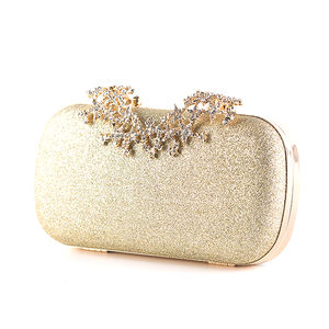 Magnifique pochette de soirée en métal scintillant pour femme, idéale pour les fêtes formelles et les mariages - Product Image 2