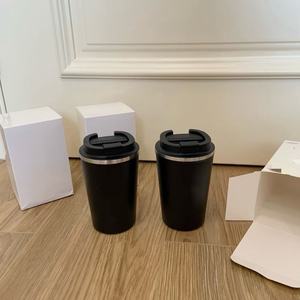 Black Stainless Steel Double Wall Vacuum Insulated Luxury Gift <b>Cup</b> <b>Travel</b> Tumbler <b>Lid</b> Eco-Friendly Large Capacity for Giveaways - Product Image 4