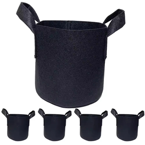 Choix OEM Pots en tissu non tissé Pot de culture en tissu Sacs de culture pour légumes Sac de culture en <span class=keywords><strong>géotextile</strong></span> Sacs de plantation de 15 gallons - Product Image 1