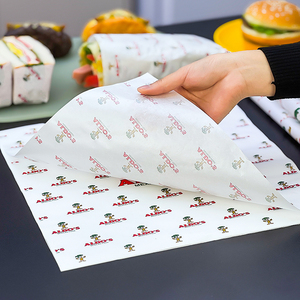 Papier d'emballage alimentaire biodégradable écologique recyclable imperméable résistant à la graisse personnalisable avec impression de logo - Product Image 6