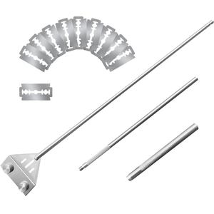 Ama-Zon Hete Verkoop Algen Schraper Schoonmaken <span class=keywords><strong>Aquarium</strong></span> Gereedschap Set <span class=keywords><strong>Aquarium</strong></span> <span class=keywords><strong>Tank</strong></span> Lang Roestvrij Staal Pincet Schaar Spatel - Product Image 1