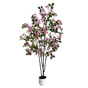 Árbol Artificial de Buganvilla Rosa Realista al Tacto, en Maceta, para Decoración de Entrada del Hogar, Venta al Por Mayor de Fábrica - Product Image 6