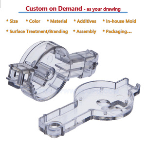 Trung Quốc tùy chỉnh khác nhau Acrylic/PC/PP/PMMA rõ ràng nhựa ép phun các bộ phận trong suốt - Product Image 4