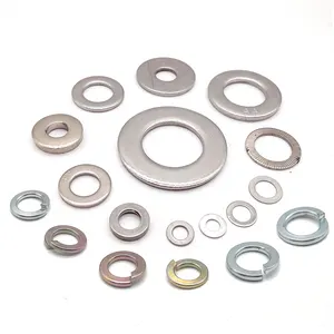 Flat Washer Stock DIN125 DIN127 SS304 SS316 Flat Washer Spring Washer Stainless Steel