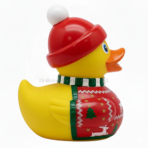 Kids Custom Rubber Duck Bath Toys Shaped Bathtub Toys Printed with Exclusive Pattern Designs - Product Image 4