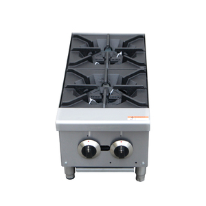 Thương mại thiết bị nhà bếp 2-burner 50,000 BTU Countertop thép không gỉ bếp <span class=keywords><strong>gas</strong></span> Heavy-Duty tấm nóng cho nhà bếp nấu ăn - Product Image 4
