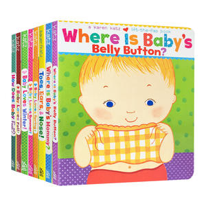 Impression personnalisée en usine de livres cartonnés pour bébés, vente en gros de livres pour enfants, 6 pièces/ensemble, bonne nuit, je t'aime, livres cartonnés pour enfants - Product Image 1