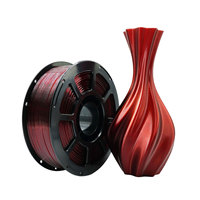 Filamen Pencetakan 3D TPU Sutra Industri 95A 210 ° -240 ° Filamen C High Gloss untuk Vas Artistik dan Aksesoris Rumah Dekoratif