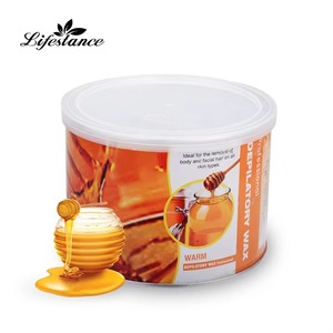 Cire dépilatoire douce au sucre et au miel bio pour l'épilation du corps et du maillot, usage professionnel en salon, en pot 400g 800g, vente en gros - Product Image 1