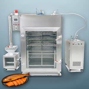 Equipo Automático para Ahumar Carne al Vapor, Horno de Ahumado con Calentamiento a Gas, Ahumador Eléctrico para Pescado, Carne de Res y Salchichas, Hecho en China - Product Image 1