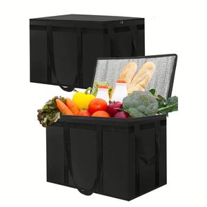 Luxury Simple Cooler Bag Aluminum Foil Food Takeaway Non-Woven Insulated Waterproof Thermal Insulation for Picnic Basket Style - Product Image 1