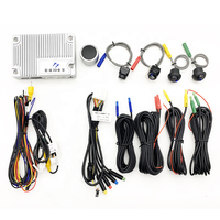 Caméra Panoramique Super 3D 1080p Système DVR Moniteur de Stationnement Vue Périmétrique Oeil d'Oiseau 360 Degrés pour Voiture Sortie AHD VGA CAN