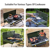 Cassette au butane de camping personnalisée pour l'extérieur Cuisinière à gaz de table Cuisinière de camping pour l'extérieur