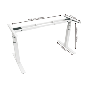 Escritorio Eléctrico Ajustable en Altura NATE 2B3 Smart Office con Doble Motor, Automático, para Trabajar de Pie o Sentado - Product Image 5