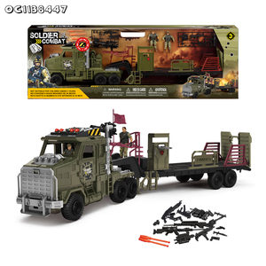 ชุดของเล่น<span class=keywords><strong>ทหาร</strong></span>กองทัพเล็กสุดเจ๋งชุดของเล่นทหารสีเขียวสำหรับเด็กผู้ชายอุปกรณ์รถบรรทุกของเล่นชุดแรงเสียดทานสำหรับ<span class=keywords><strong>เกม</strong></span>สวมบทบาท - Product Image 2