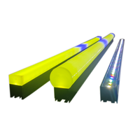 Lampes à tube LED IP65 64 pixels DMX, projets d'ingénierie scénique, RGB, épissure libre, divers effets, décoration de boîte de nuit, décoration de bâtiment