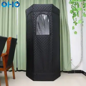 OHO Outdoor Indoor Portable Sauna Tent Steam Sauna Room For 1 Person