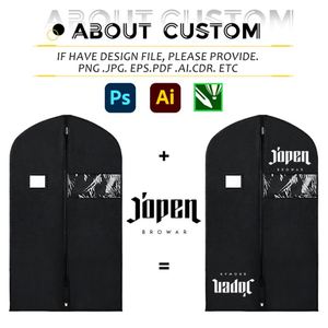 Bolsa para Ropa Personalizada con Impresión de Logotipo, Bolsa Protectora de Tela No Tejida para Bolsos, Funda Plegable para Trajes, con Logotipo Personalizado - Product Image 2