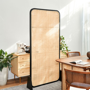 Divisorio Mobile Moderno in Rattan Intrecciato Stile Nordico <span class=keywords><strong>per</strong></span> Camera <span class=keywords><strong>da</strong></span> <span class=keywords><strong>Letto</strong></span>, Soggiorno e Ingresso - Arredamento Casa - Product Image 4