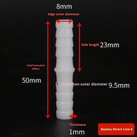Raccords rapides en PVC pour tuyaux d'eau, type L, type T, à surface lisse, à trois voies, à barbelures, accessoires de tuyauterie en plastique