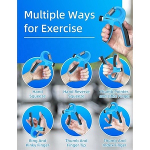 Factory Wholesale Steel Muscle Arm Trainers Hand Gripper Adjustable Resistance <b>Strength</b> <b>Training</b> Anti-Slip Grip Strengthener - Product Image 3