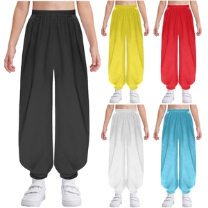 6-16 Kids Boys Girls Kung Fu Uniform Tai Chi Wing Chun Martial Arts Outfit <b>Pants</b> Performance Tai Chi Role Play Morning Exercises - Product Image 1