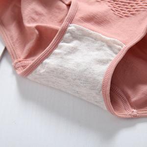 Neue japanische nahtlose hoch taillierte Unterwäsche Frauen 3D Waben <span class=keywords><strong>massage</strong></span> Slips Baumwolle Schritt Damen Höschen - Product Image 4