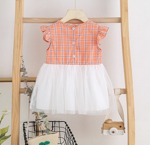 ชุดเดรสเจ้าหญิงเด็กผู้หญิงแบบใหม่ สวยงาม คุณภาพสูง คอทรงโอ ดีไซน์แขนกลีบดอกไม้แบบกระโปรงบัลเลต์ - Product Image 4