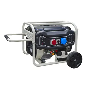 Electric start with battery gasoline generator 5kw engine sale