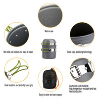 Youpin-accessoires de voyage, casseroles de Camping, en aluminium, résistant, cuisson à l'extérieur, ensemble de bols avec poêle