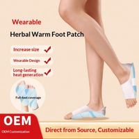 Patch chauffant jetable à l'armoise pour les pieds, auto-chauffant, compresse chaude à la vapeur, usage domestique