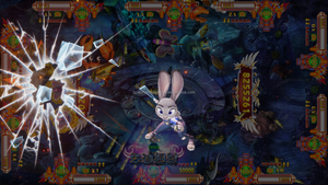 Juego <span class=keywords><strong>de</strong></span> Mesa <span class=keywords><strong>de</strong></span> Video Rabbit to Run Turn Round Fish, Operado con Monedas para Estados Unidos - Product Image 3